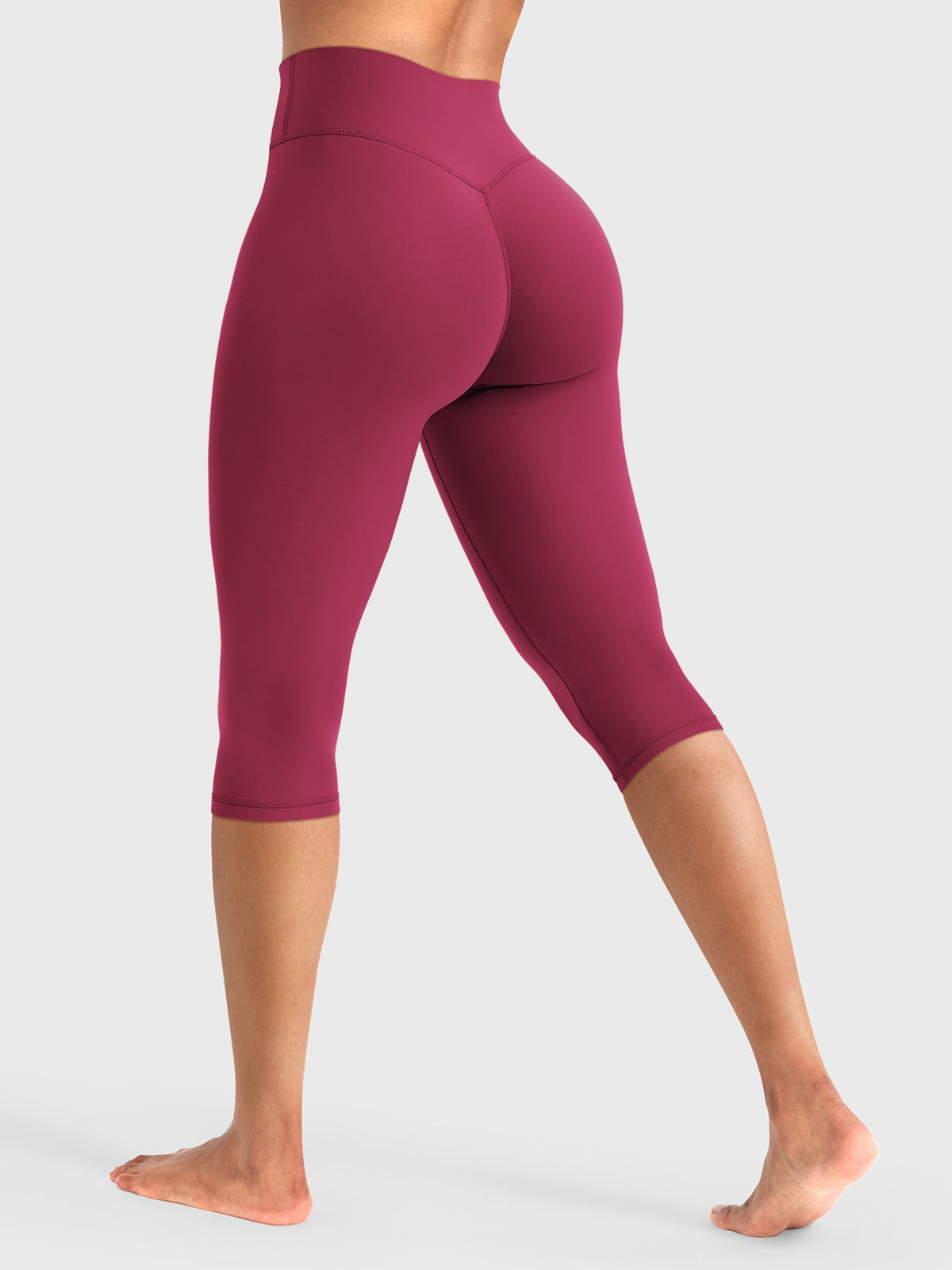 Leggings Capri Forme Ease talle alto fruncido 17"