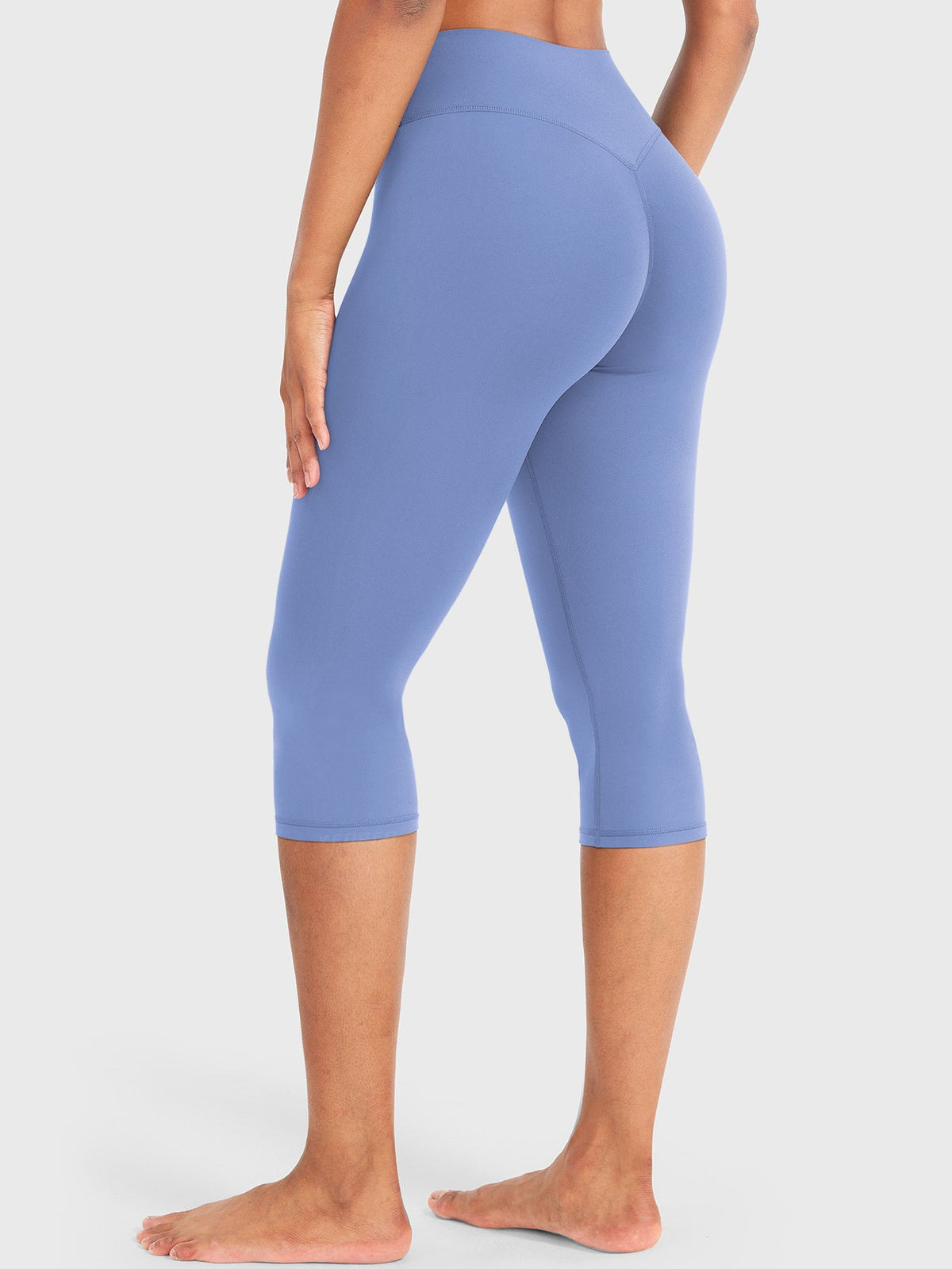 Leggings Capri Forme Ease talle alto fruncido 17"