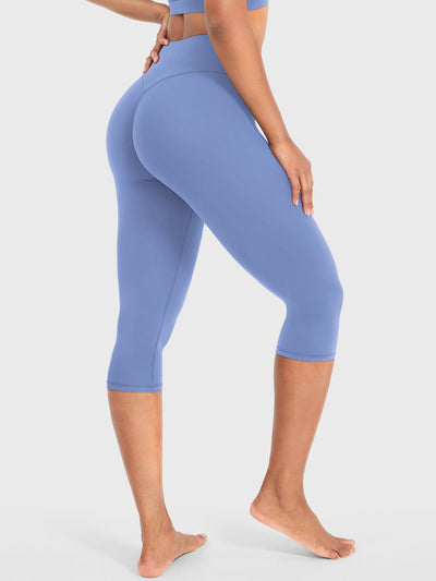 Leggings Capri Forme Ease talle alto fruncido 17"