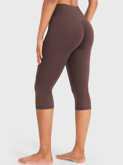 Leggings Capri Forme Ease talle alto fruncido 17"