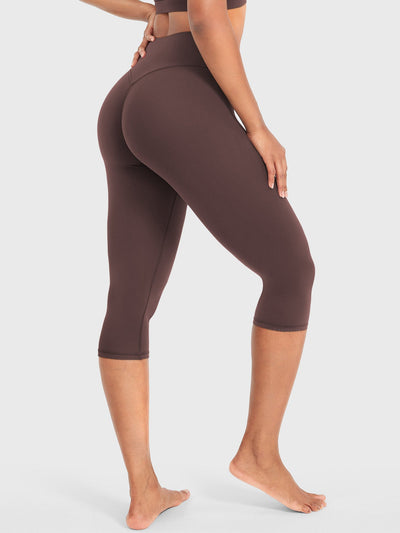 Leggings Capri Forme Ease talle alto fruncido 17"