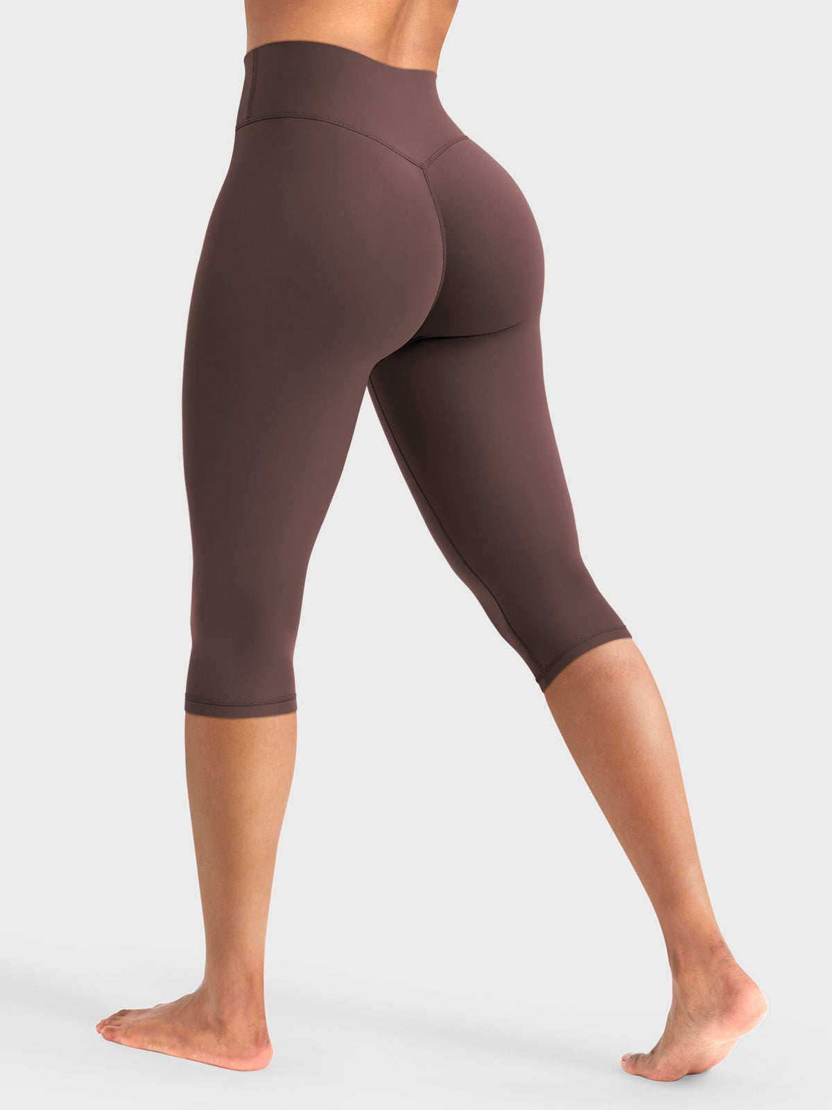 Leggings Capri Forme Ease talle alto fruncido 17"