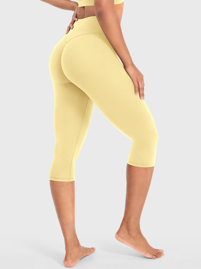 Leggings Capri Forme Ease talle alto fruncido 17"