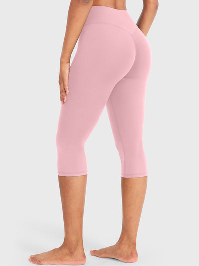 Leggings Capri Forme Ease talle alto fruncido 17"
