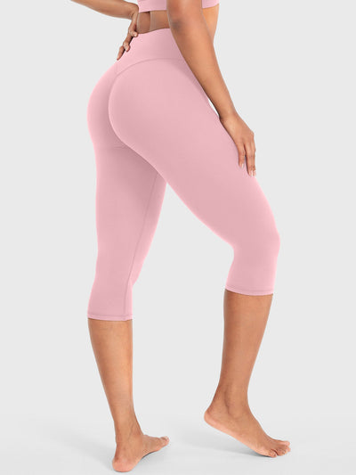 Leggings Capri Forme Ease talle alto fruncido 17"