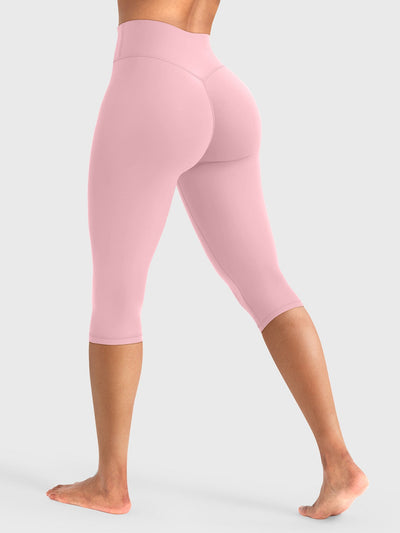 Leggings Capri Forme Ease talle alto fruncido 17"